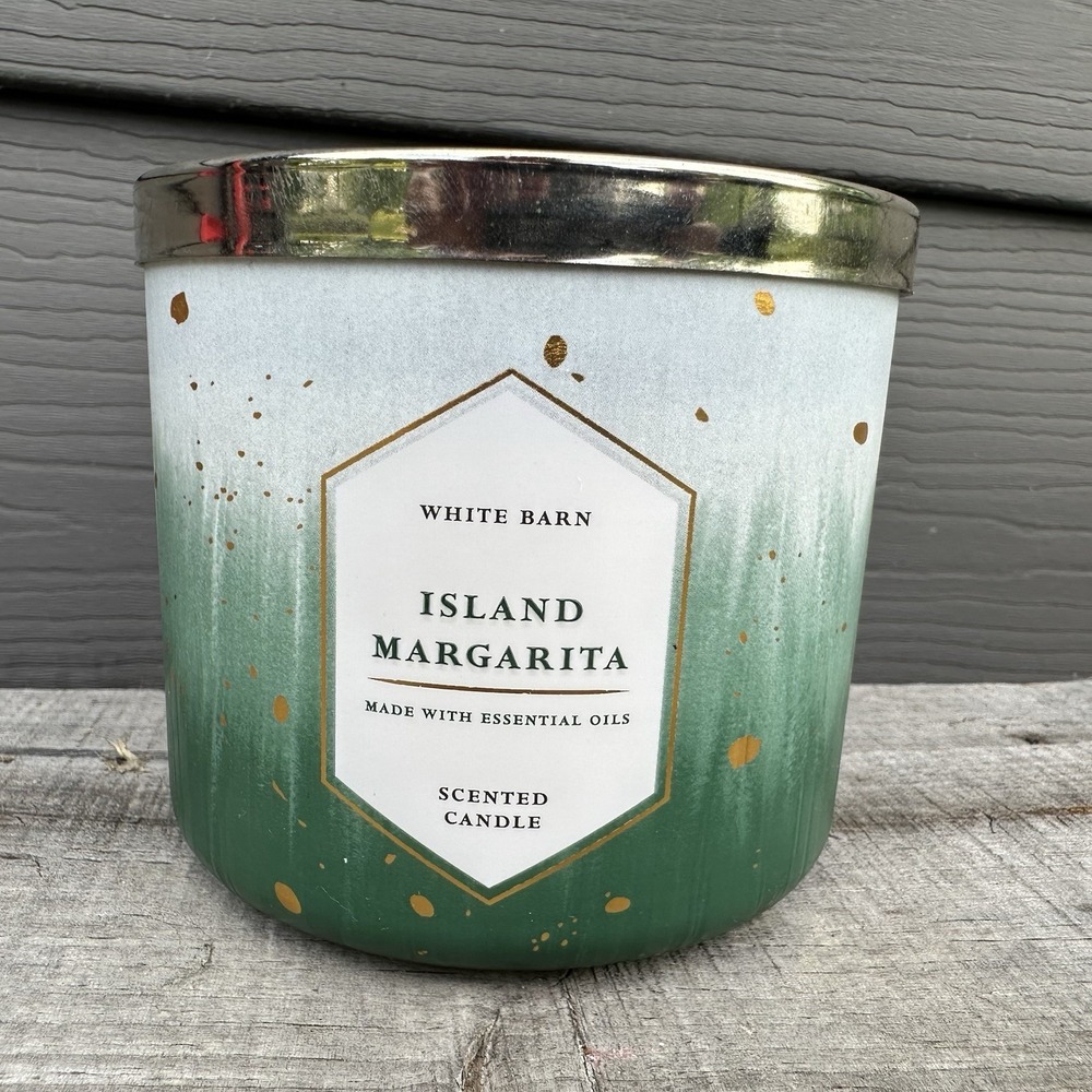 White Barn ISLAND MARGARITA 14.5oz 3-Wick Candle Mandarin Mango Sea Salt